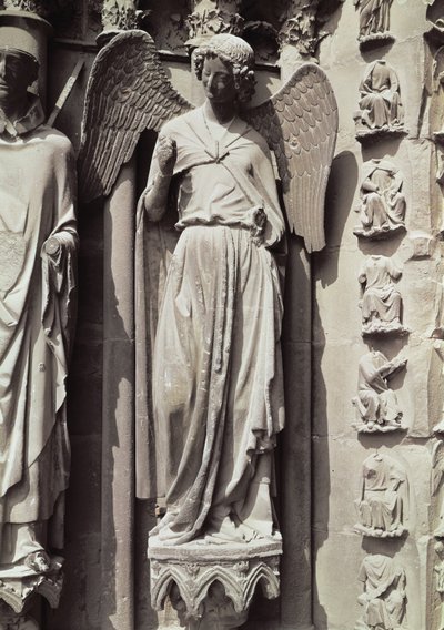 The Angel with a Smile, Jamb Figure from the West Portal by French School
